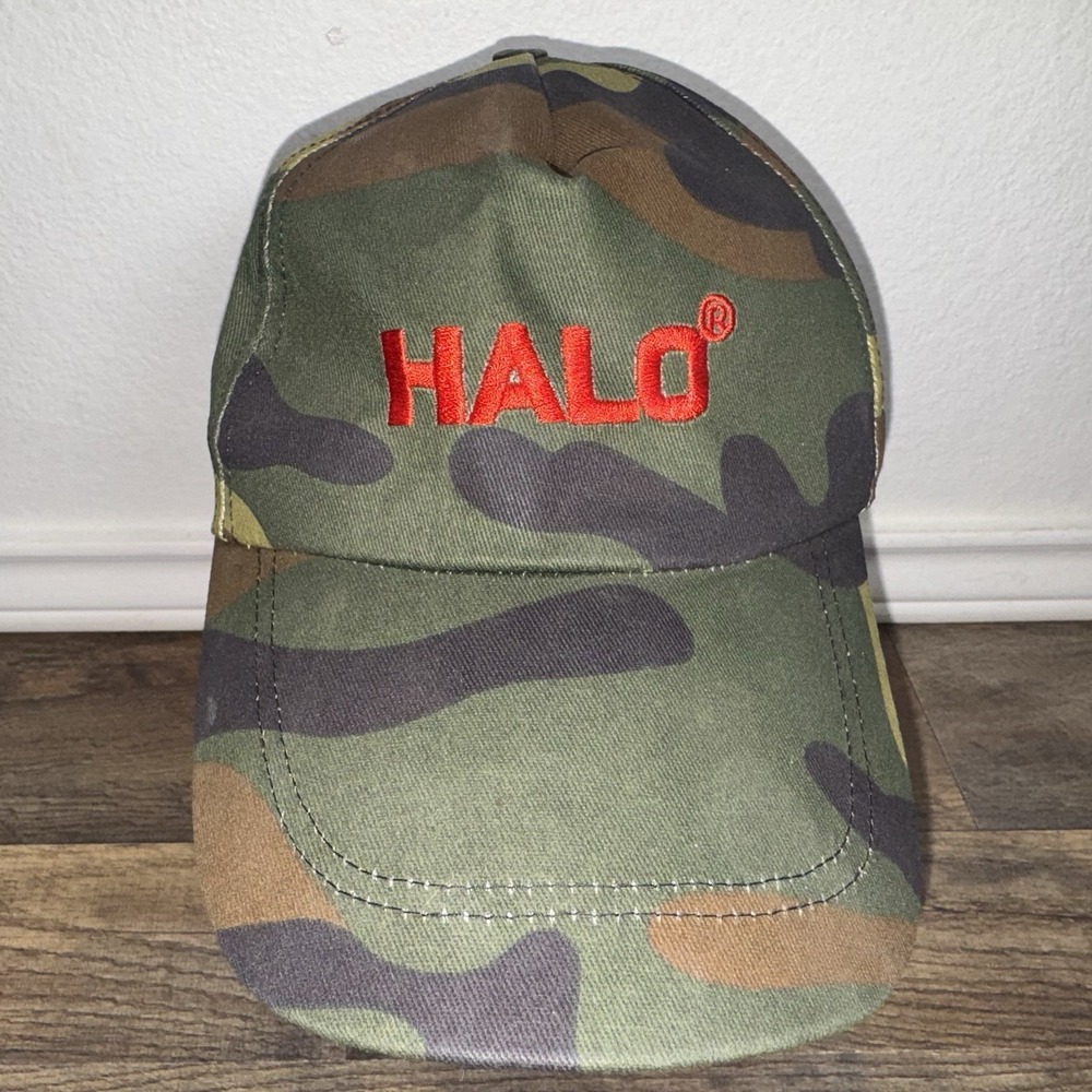 HALO Camouflage Baseball Hat Cap Adult OSFA Adjustable